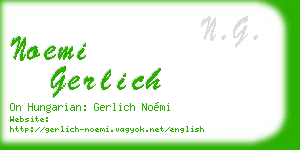 noemi gerlich business card